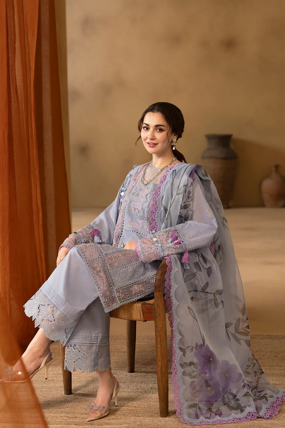AYVA Khaas – Embroidered Lawn 3PC Unstitched